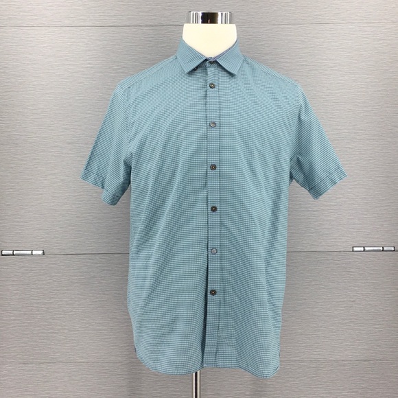Ted‎ Baker Men's Collared Button Up Shirt Size 5 - Picture 1 of 7
